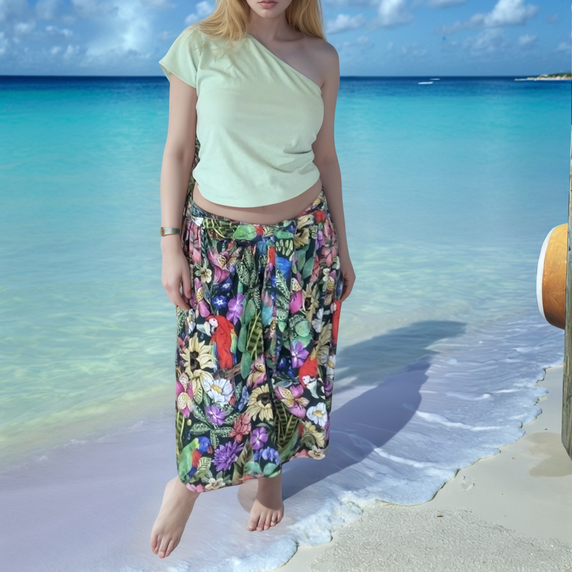 Jungle and Sunflowers Fourway Dress