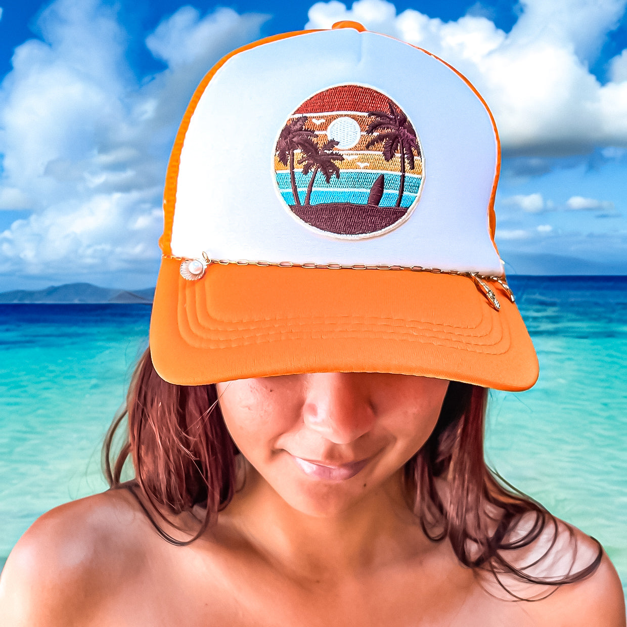 Island Sunset Trucker Cap