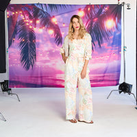 Coral Pattern  Pants