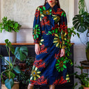 Coral Pattern Boheman A-Line Skirt