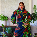 Coral Pattern Boheman A-Line Skirt