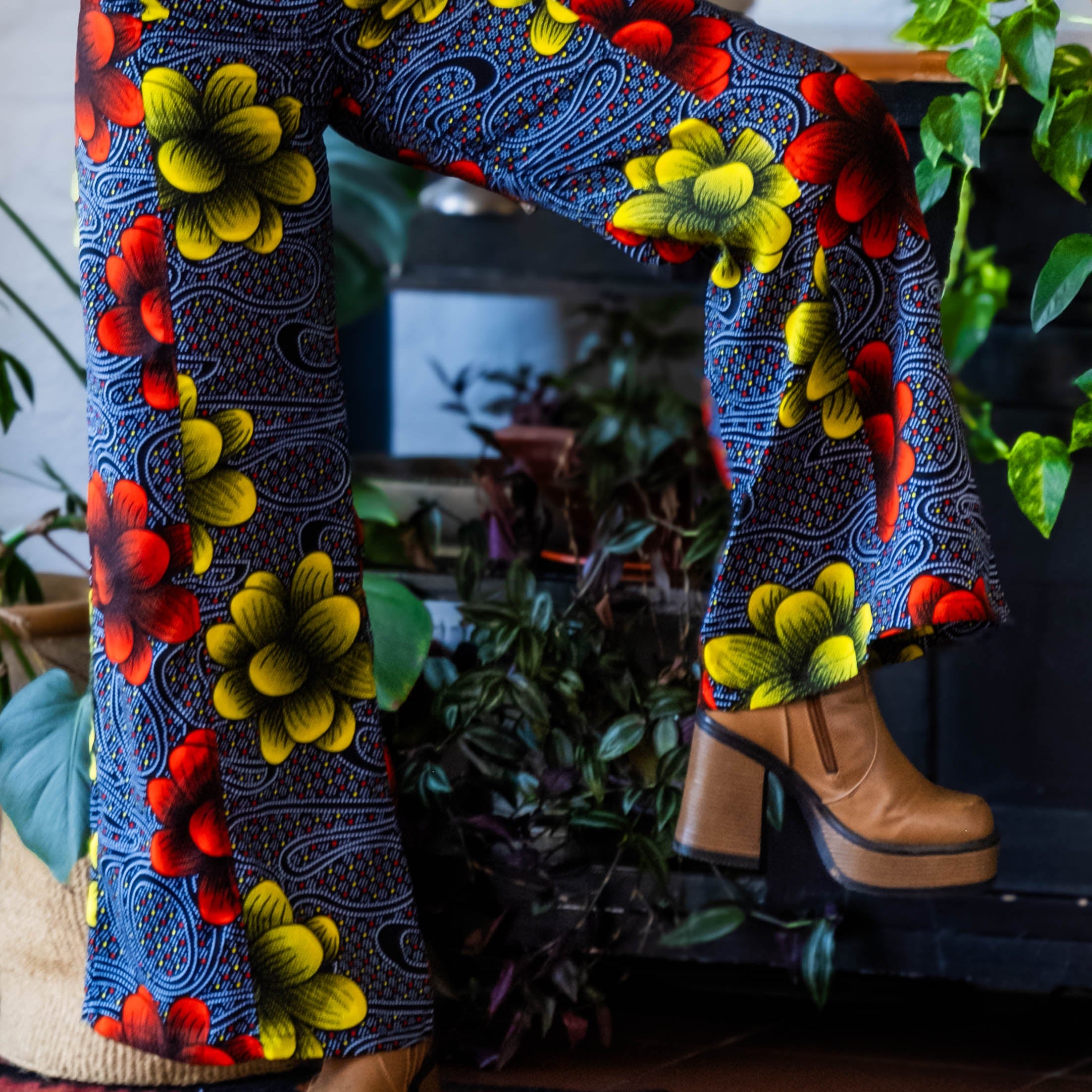 Floral to the Max Flare Pants