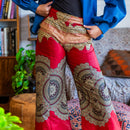 Mandala Pattern Boho Flare Pants