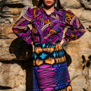 Bright Urban Bohemian A-Line Skirt