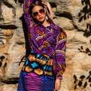 Bright Urban Bohemian A-Line Skirt