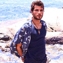 Mens Surfer Pattern Shirt