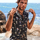Mens Surfer Pattern Shirt