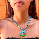 Glass Tropical fish Necklace