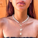 Palm Tree and Shell Chain Stack
