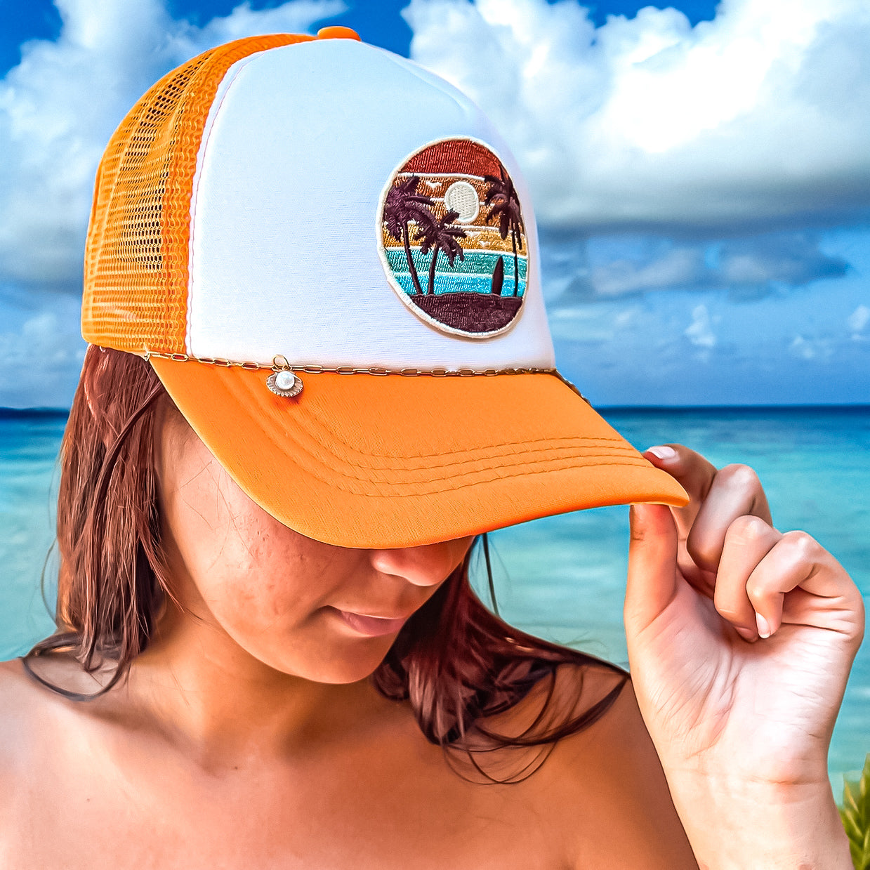 Island Sunset Trucker Cap