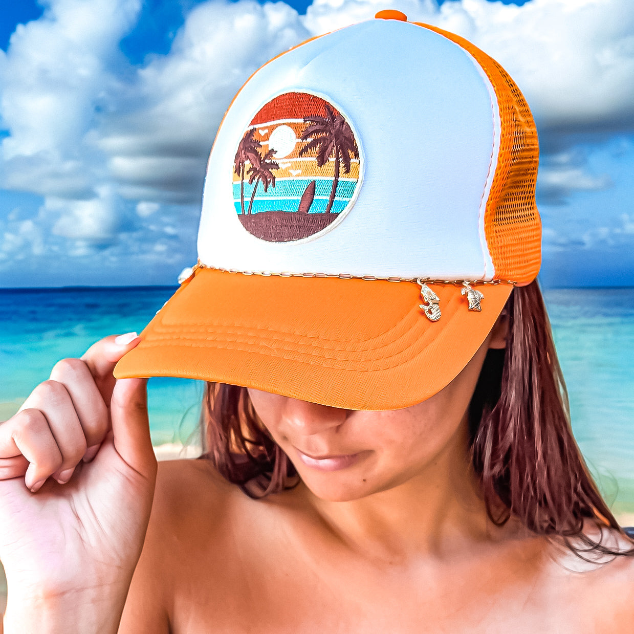 Island Sunset Trucker Cap