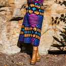 Bright Urban Bohemian A-Line Skirt