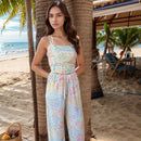 Coral Pattern  Pants