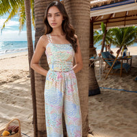 Coral Pattern  Pants