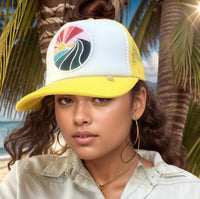 Sunset Yellow Trucker Cap